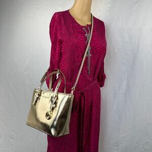 Michael Kors 35H3GTVT0M Jet Set Travel XS Metallic